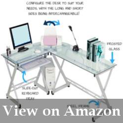 7 Best L Shaped Glass Corner Desk With Shelves2020 Glass Desk Guide