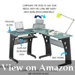Glass L-Shaped Corner Desk Review