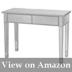 Glass Writing Desk With Drawers Reviews