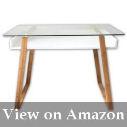 White Desk With a Glass Top Reviews