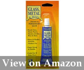 Kleber Metall Auf Glas