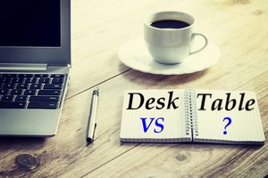 desk vs table difference