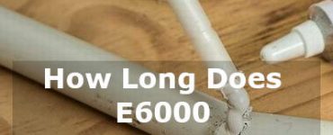 how long does e6000 take to dry