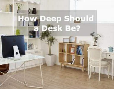 how deep should a desk be