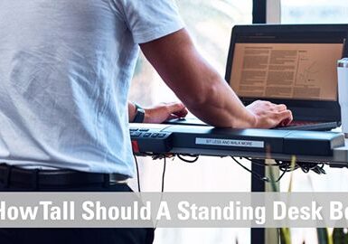 how tall should a standing desk be