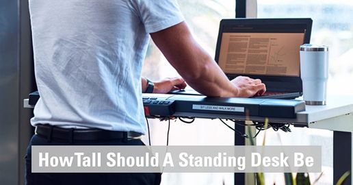 how tall should a standing desk be